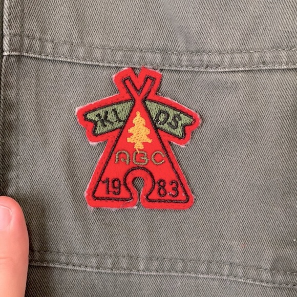 Rules of Etiquette Utility/Military Style Patchwork Jacket Size Small - Picture 5 of 9